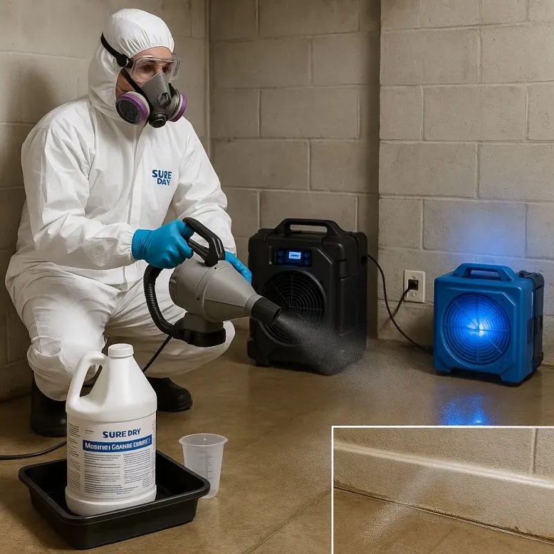 Sanitization and Odor Removal process in Kingston, MA